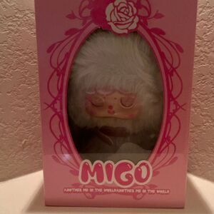 Migo Twin Limited Edition Plush Model QZ228 White Fuzzy Day New In Box Sealed